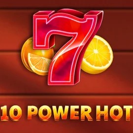 10 Power Hot online game logo by Amusnet Interactive on slotaacasino.com