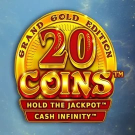 20 Coins Grand Gold Edition by Wazdan, showcased at slotaacasino.com – game logo