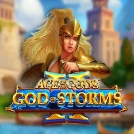 Age Of The Gods: God Of Storms 2 game by Playtech – logo hosted on Slota Casino