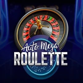 Auto Mega Roulette online game logo by Pragmatic Play on slotaacasino.com