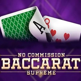 Baccarat Supreme slot logo by OneTouch Games at Slota Casino