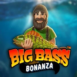 Slots logo of Big Bass Bonanza from Pragmatic Play at Slota Casino