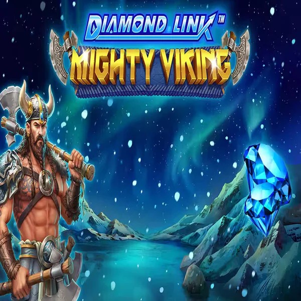 Diamond Link Mighty Viking logo by Greentube at Slota Casino