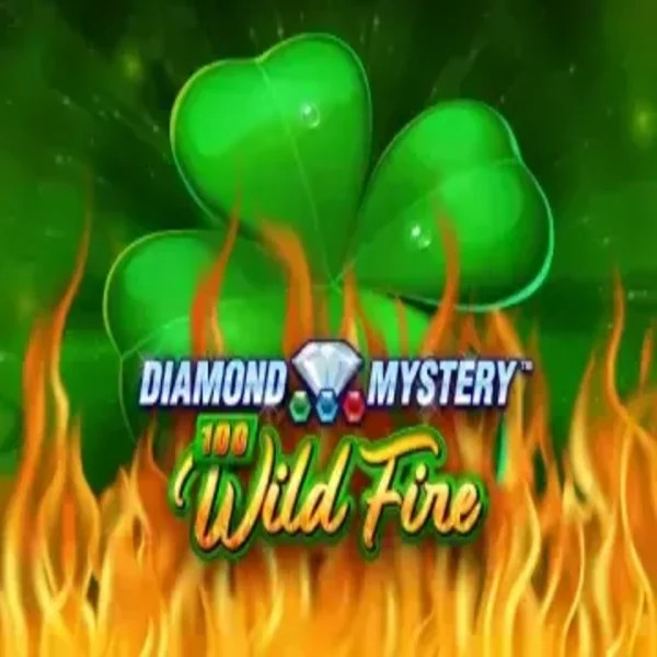 Diamond Mystery 100 Wild Fire online game logo by Greentube on slotaacasino.com