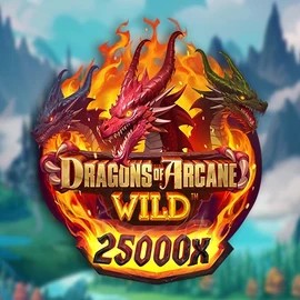 Slots logo of Dragons of Arcane Wild from Foxium at Slota Casino