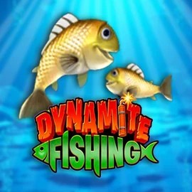 Dynamite Fishing slot logo by Inspired Gaming at Slota Casino