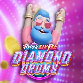 Hyper Strike Diamond Drums logo – Slots by Gameburger Studios at Slota Casino