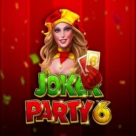 Joker Party 6 logo by Greentube at Slota Casino