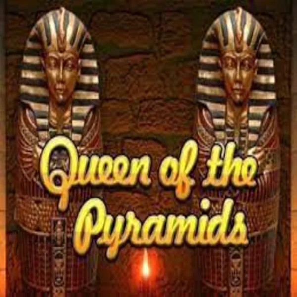 Queen of the Pyramids slot logo by Playtech at Slota Casino