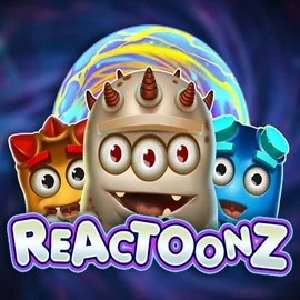Reactoonz game by Play'n GO – logo hosted on Slota Casino