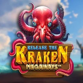 Release the Kraken Megaways logo by Pragmatic Play at Slota Casino