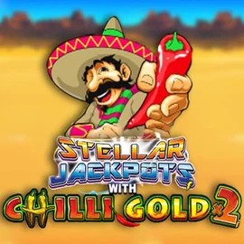 Stellar Jackpots with Chilli Gold x2 online game logo by Lightning Box Game on slotaacasino.com
