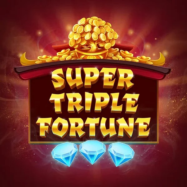 Super Triple Fortune online game logo by Greentube on slotaacasino.com
