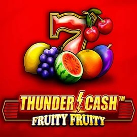 Thunder Cash Fruity Fruity game by Novomatic – logo hosted on Slota Casino
