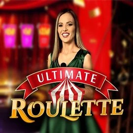 Ultimate Roulette slot logo by Ezugi at Slota Casino